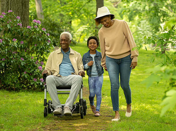 Journey Zoomer Folding Power Wheelchair One-Handed Control