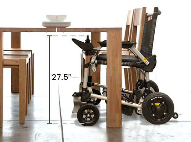 Journey Zoomer Folding Power Wheelchair One-Handed Control