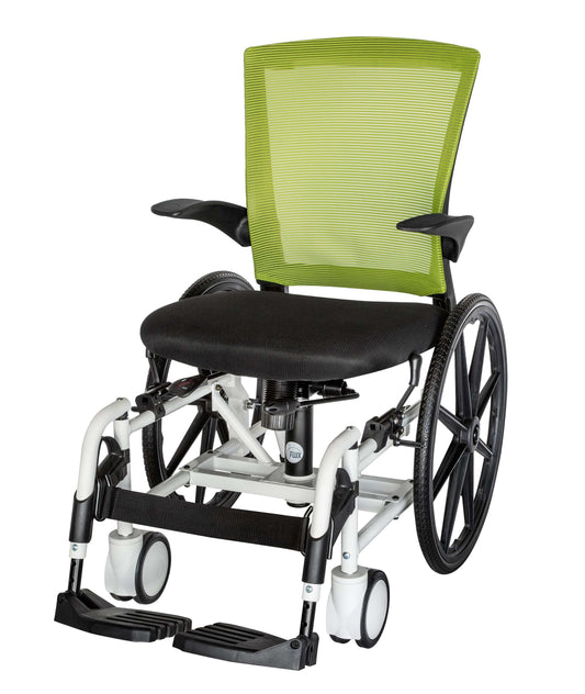 FLUX 360 ergonomic wheelchair with contoured seat and 20-inch rear wheels