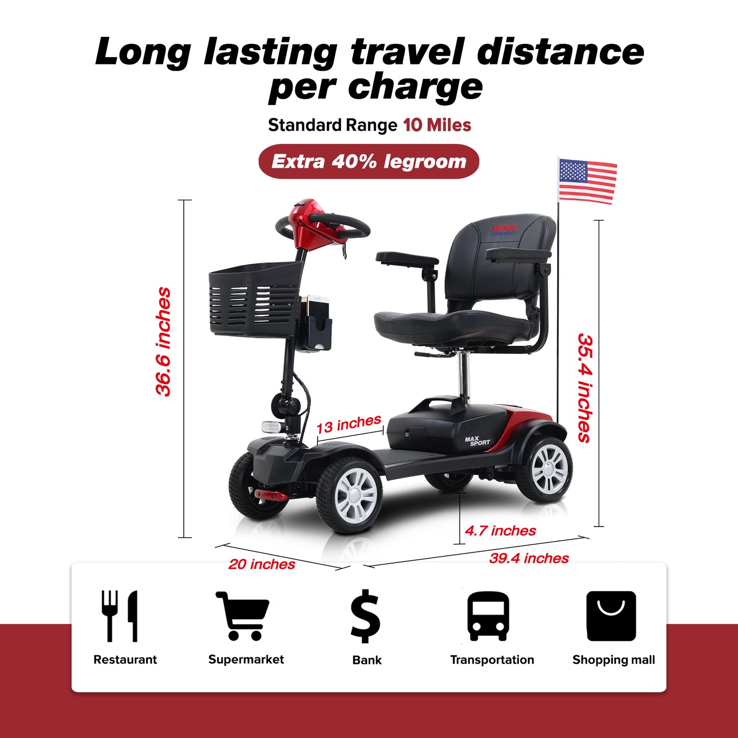 Metro Mobility Max Sport Mobility Scooter