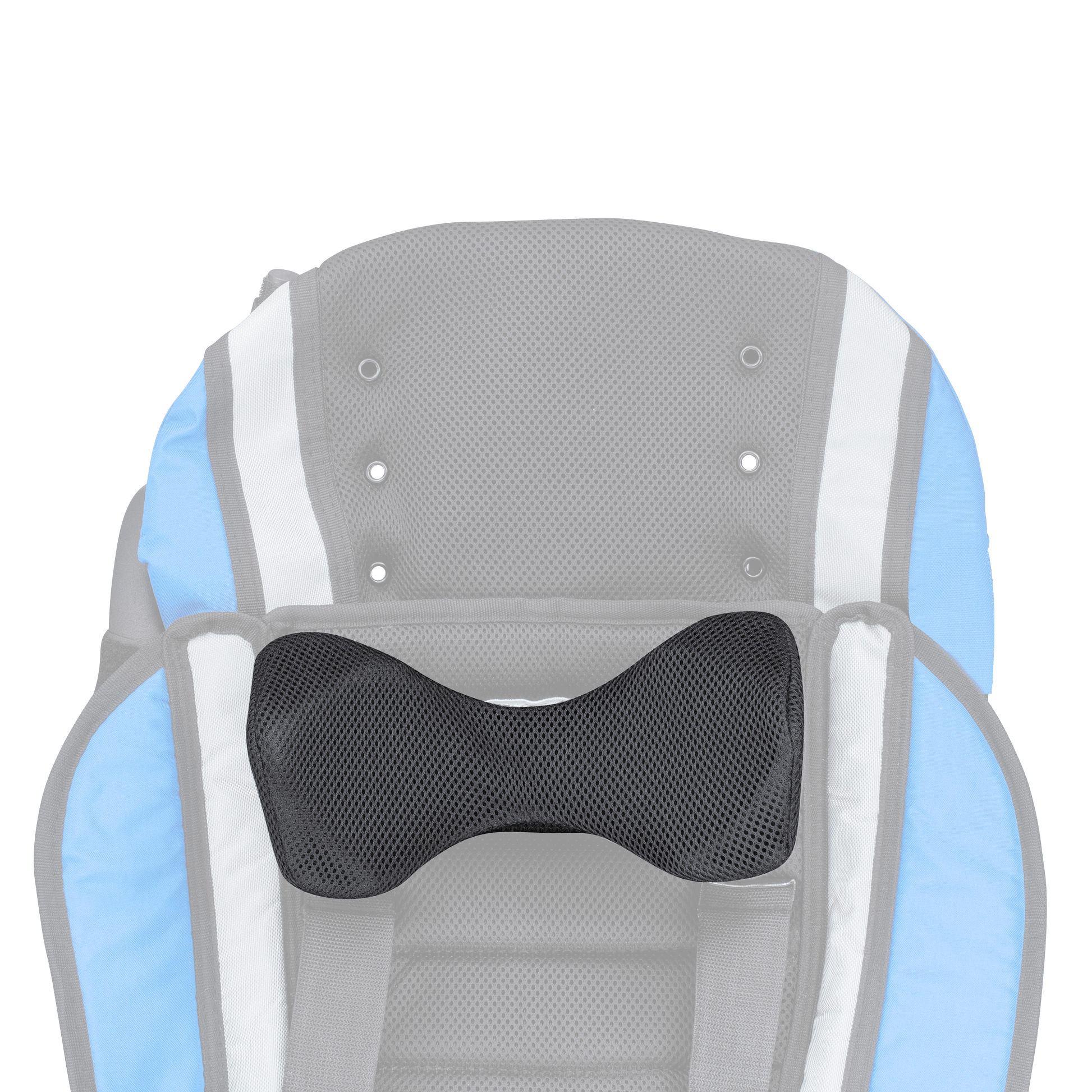 Strive stroller with push handles and footrests