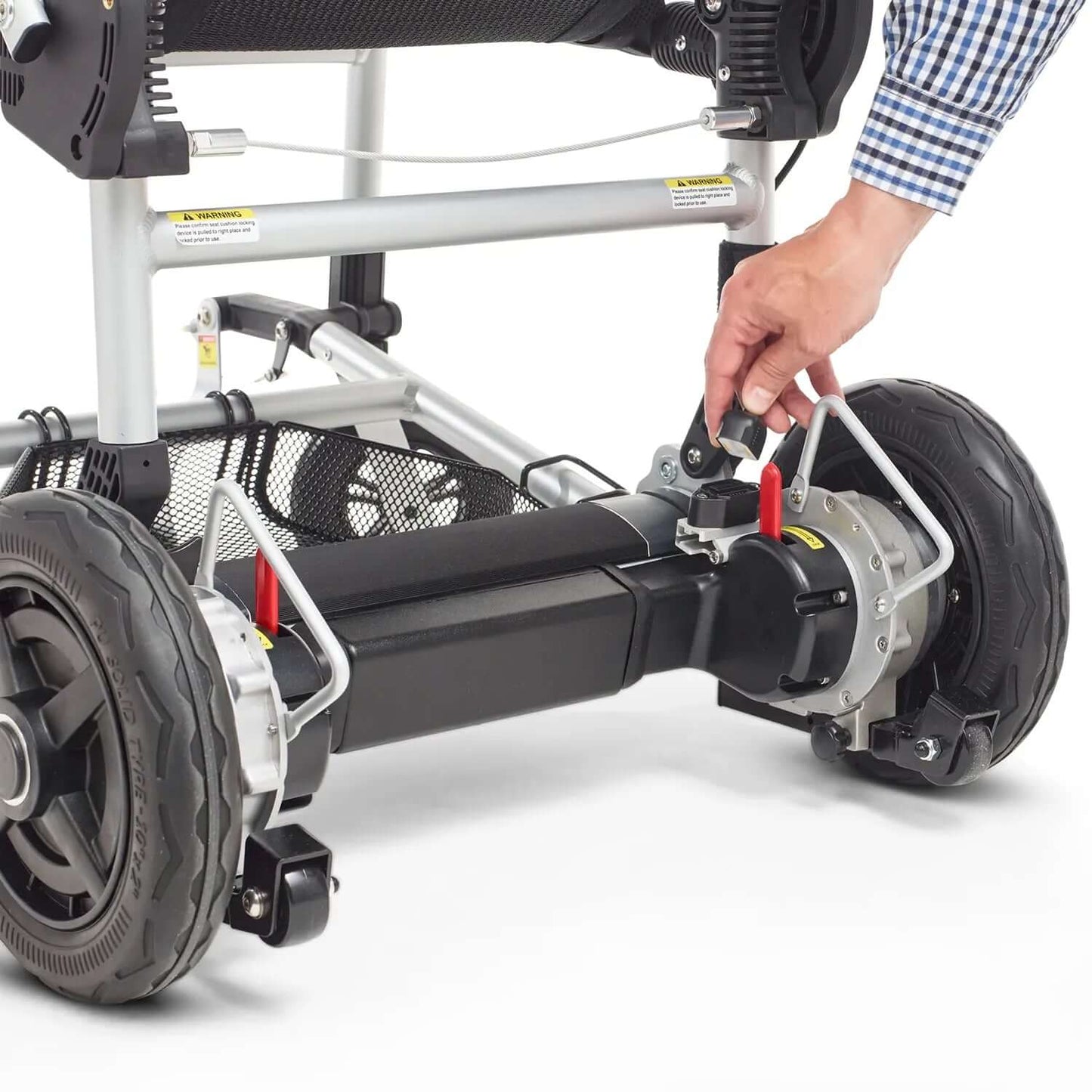 Journey Zoomer Folding Power Wheelchair One-Handed Control