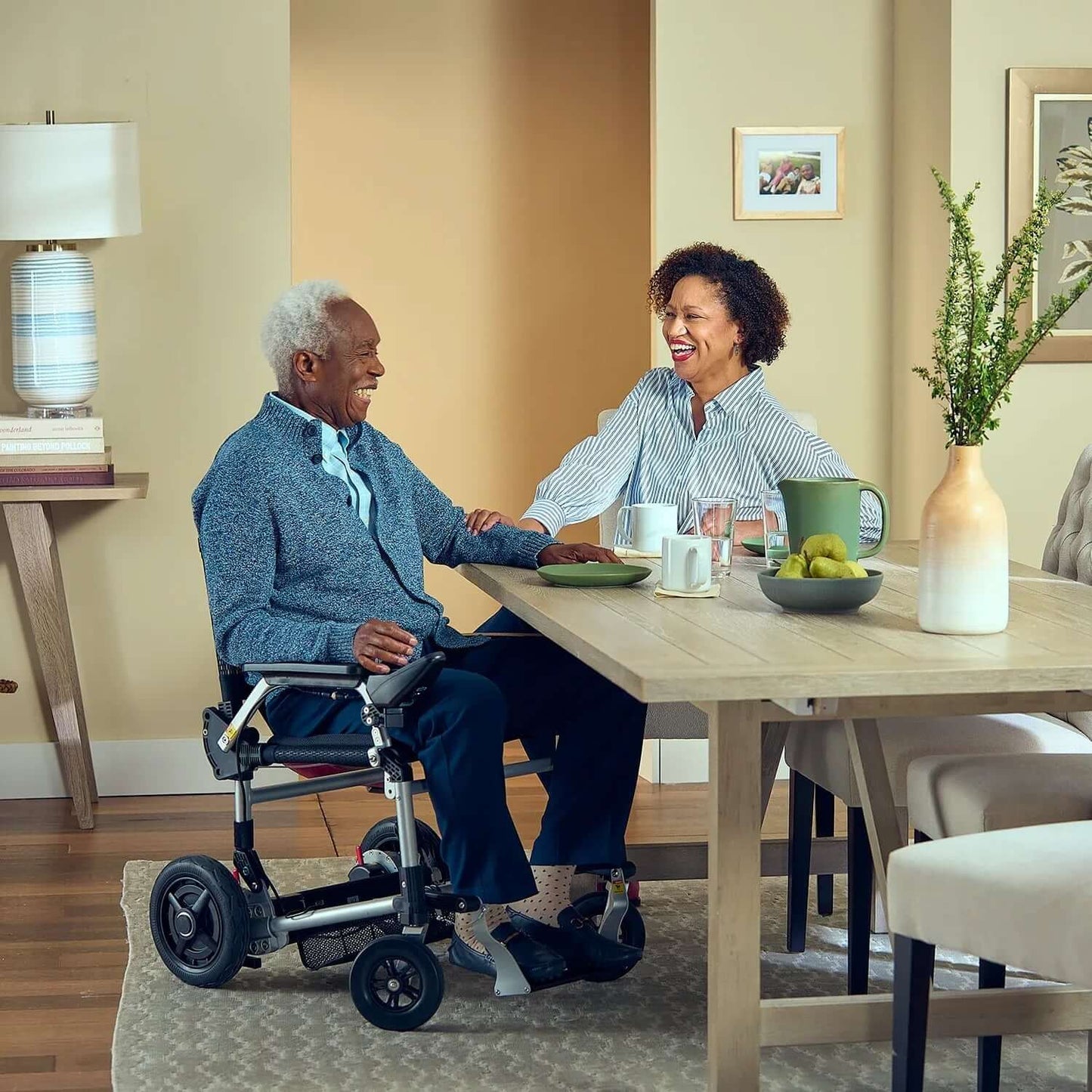 Journey Zoomer Folding Power Wheelchair One-Handed Control