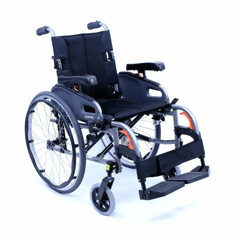 Karman Flexx Ultra Lightweight Wheelchair with quick release axles