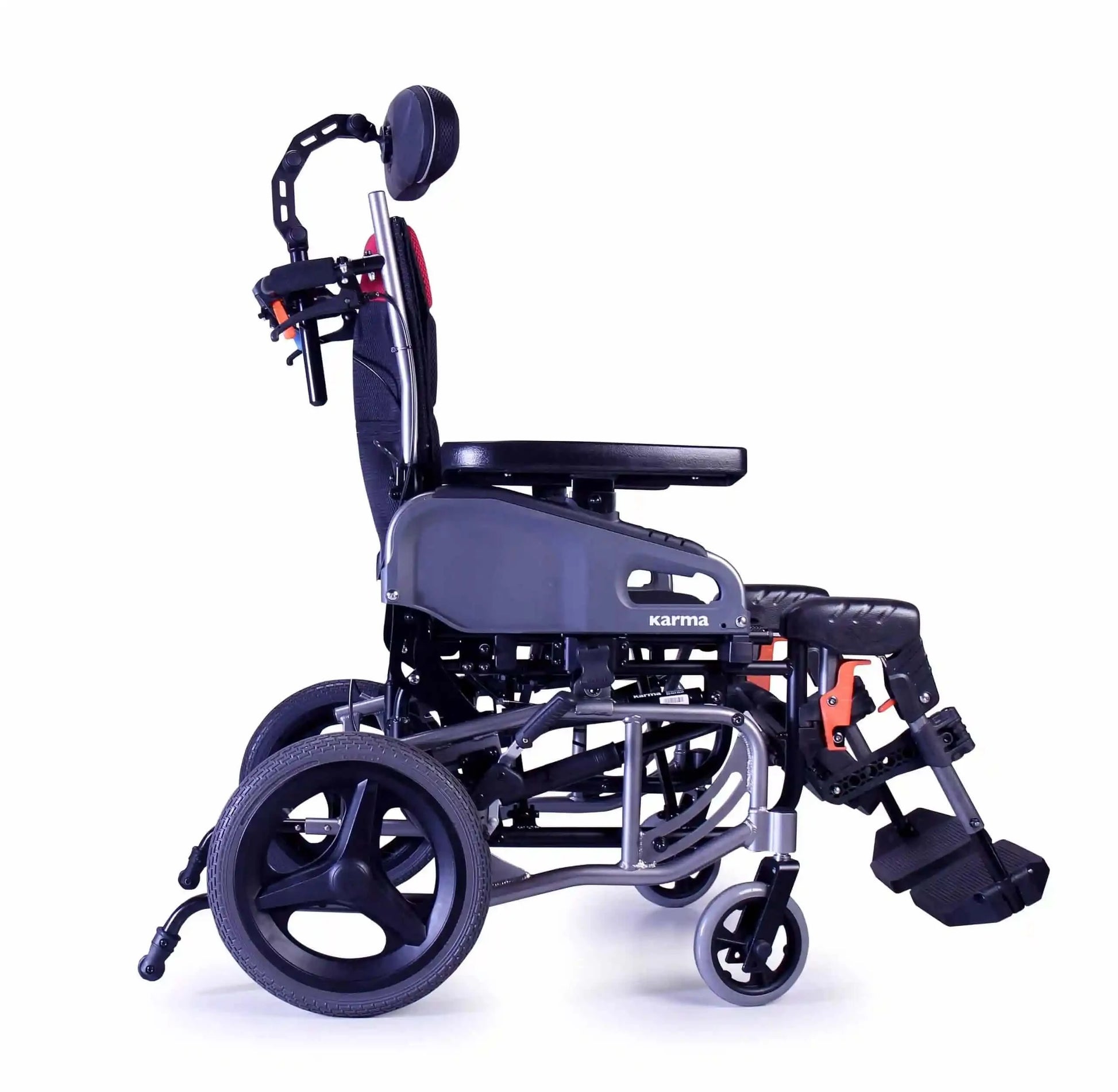 Karman VIP2 Tilt-in-Space & Reclining Transport Wheelchair