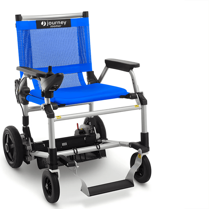 Journey Zoomer Folding Power Wheelchair One-Handed Control