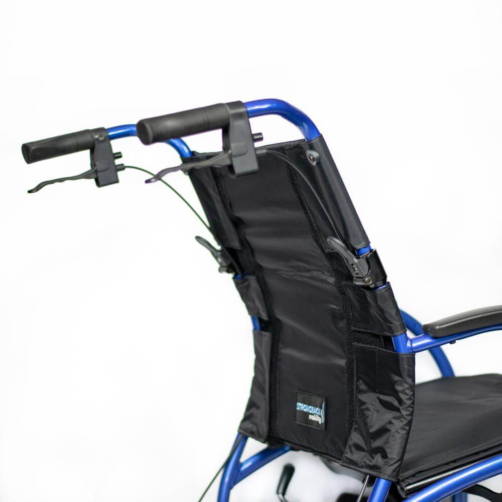 Strongback Excursion 12 + Attendant Brakes Wheelchair