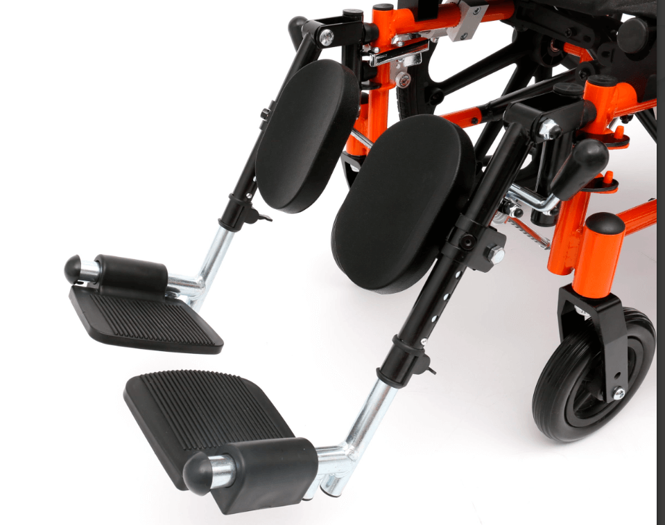 Ziggo Pro Reclining Mobility Pediatric Wheelchair, Red, 14"