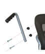Flux Slim-line, Daily Living Chair Attendant Push Bar