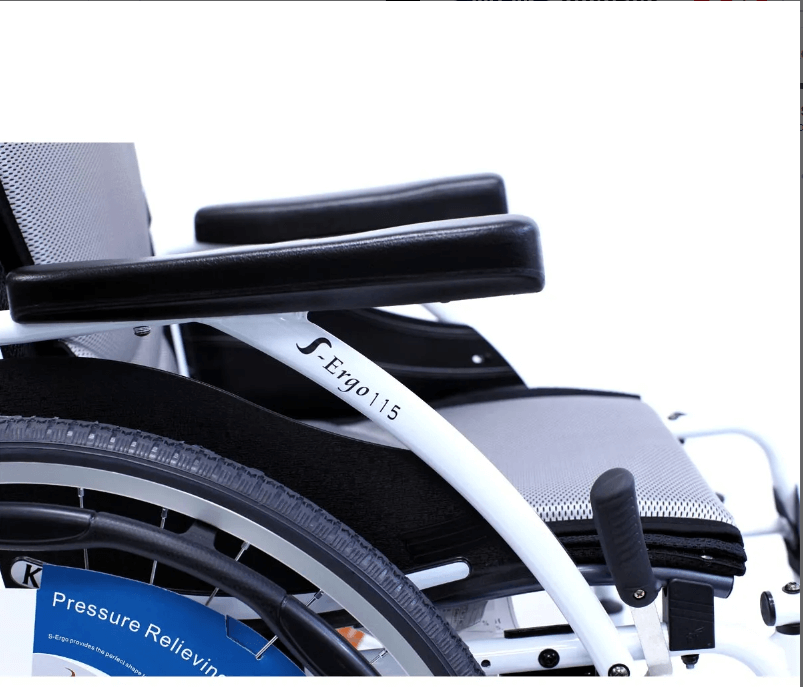 Karman S-Ergo 115 Ultra Lightweight Wheelchair (Alpine White Edition)