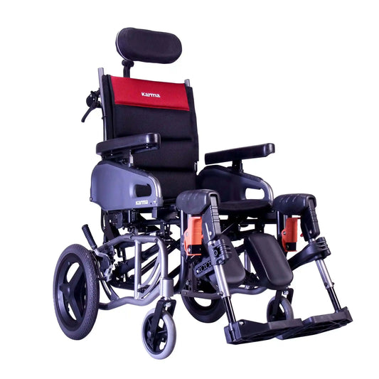Karman VIP2 Tilt-in-Space & Reclining Transport Wheelchair