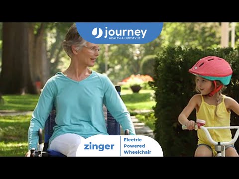 Journey Zinger Folding Power Wheelchair Two-Handed Control