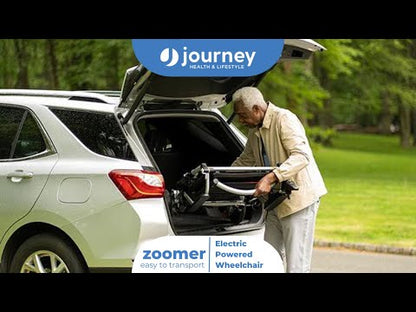 Journey Zoomer Folding Power Wheelchair One-Handed Control