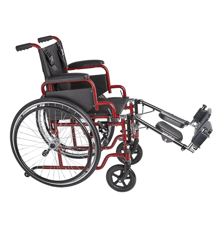 Ziggo Pro Reclining Mobility Pediatric Wheelchair, Orange, 12"